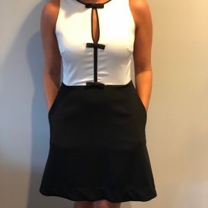 Erin Fetherston Black and White Cocktail dress